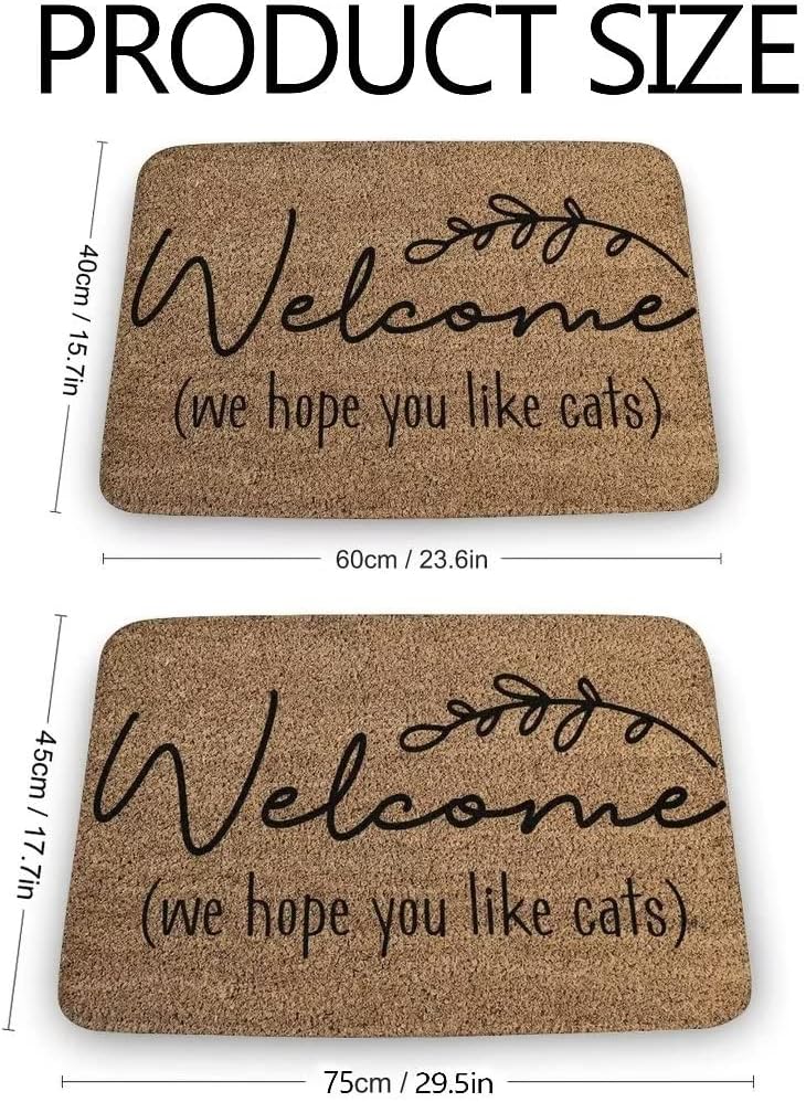 Doormat Welcome to The Man Cave, 16x24 Inch Floor Mat for High Traffic Area Home Decoration