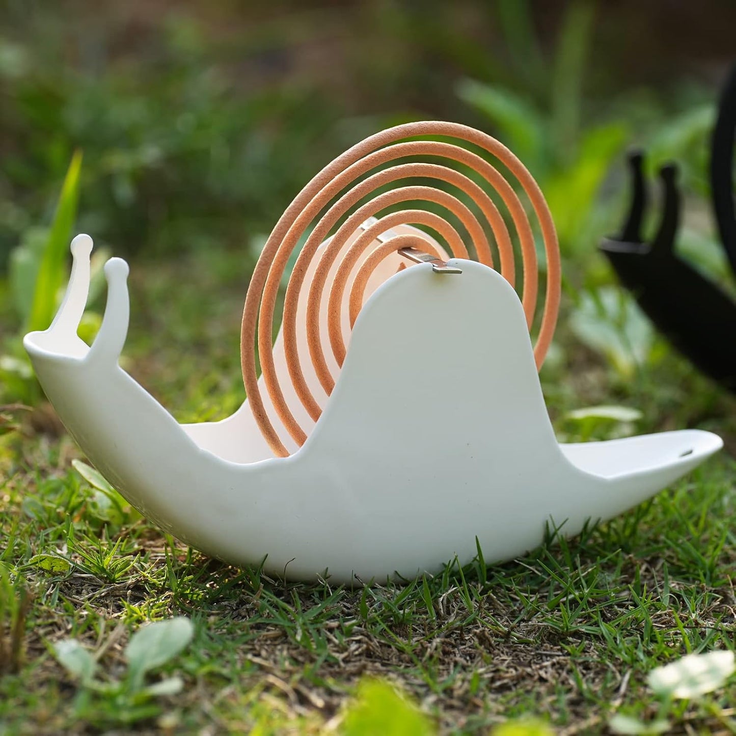 Snail Mosquito Coil Holder - Iron Metal Fireproof Incense Burner Bracket for Home Office Bedroom Decor