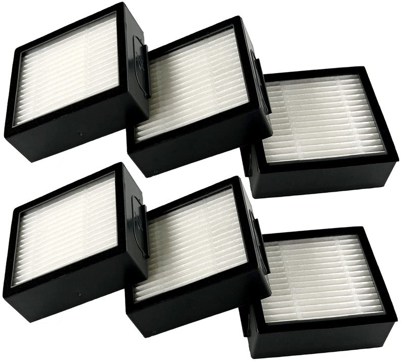 Dttery 6 Pack HEPA Filters Kit Replacement Part for iRobot Roomba e, i, j Series Robot Vacuums, 4639161, NOT Fits Combo j7+