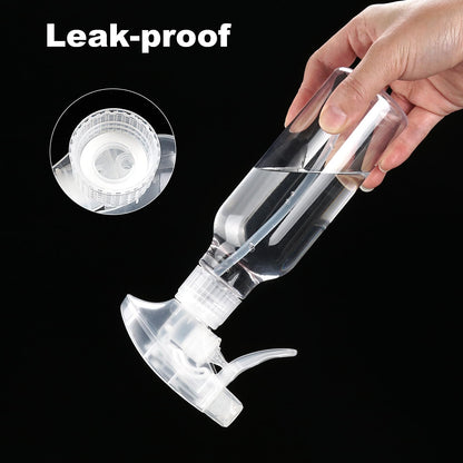 Cosywell Plastic Spray Bottles 8.8oz/260ml 3 Pack Empty Spray Bottle for Cleaning Mist/Stream Heavy Duty Water Spraying Bottle for Cooking Hair Care Essential Oils(Clear)