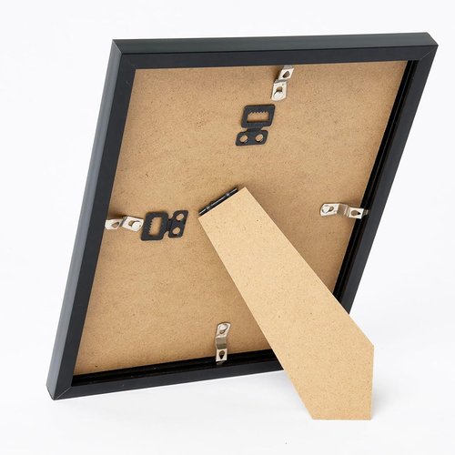 JCJMY 7x10 Picture Frame - Black Wall Hanging & Tabletop Display | Versatile Horizontal & Vertical Mounting