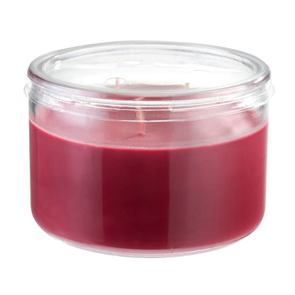Candle-lite Scented Juicy Black Cherries Fragrance, One 10oz. 3-Wick Aromatherapy Candle with 20-40 Hours of Burn Time, Dark Red Color, 10 oz (Pack of 4)