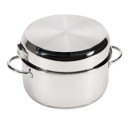 Stansport Heavy Duty - Stainless Steel Clad Cook Set (369), 7 Piece