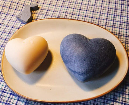 Grainrain Silicon Soap Mold Handcraft DIY 3D Candle Resin Mould for Handmade Soap Heart (15048-Small)