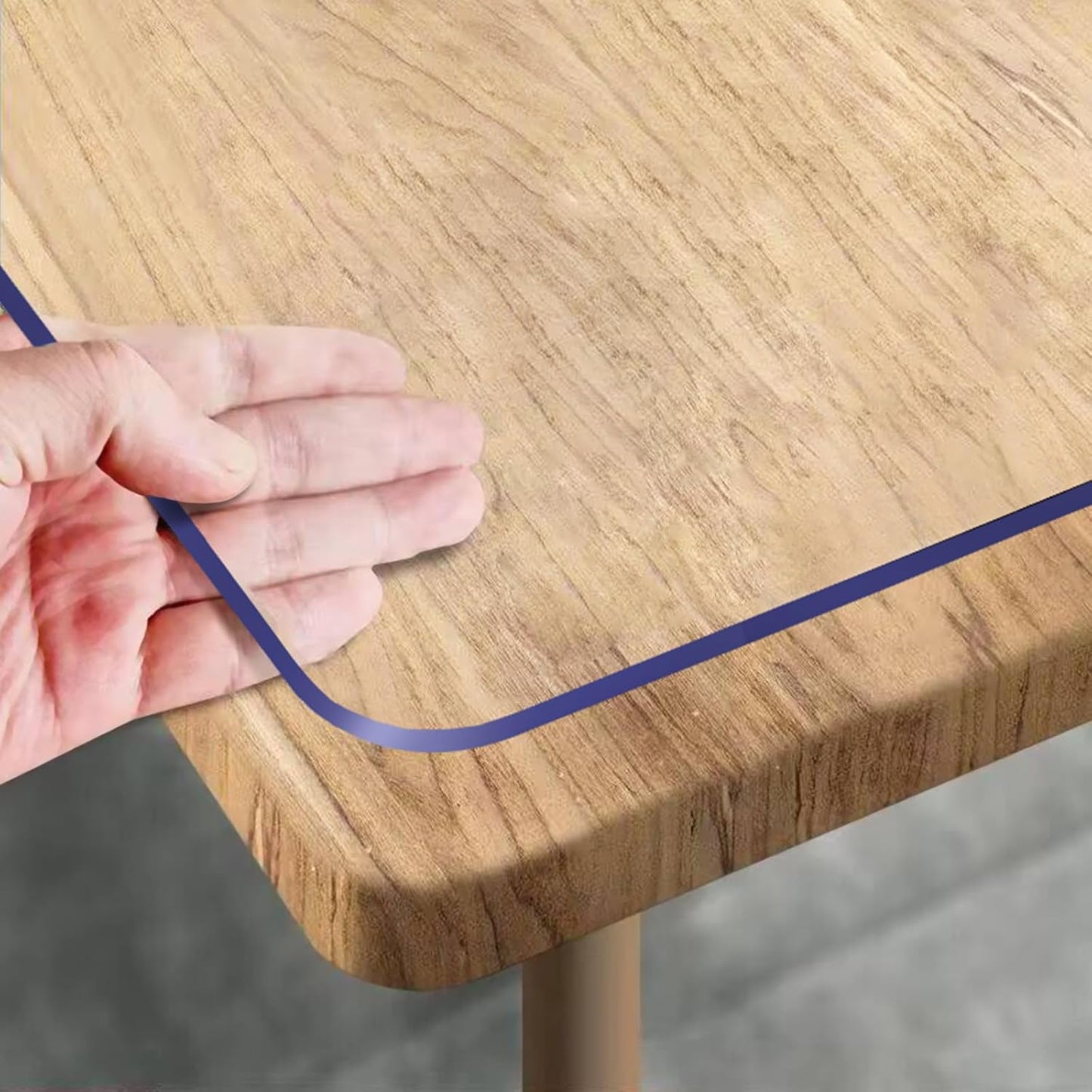 20 60 Inch 1.5mm Royhom Clear Table Protector x - Thick Plastic Table Cover, Clear Table Cover Protector Rectangle
