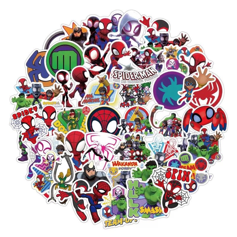 sAleix Spidey Birthday Party Supplies, 86Pcs Party Gifts and Toy Set for Spider Theme Party
