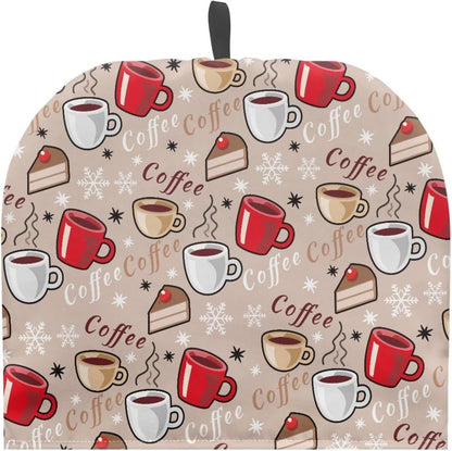 Tea Cozy for Teapot - Anti-Scald Covers, Heat Resistant Kettle Cover with Coffee Pattern for Home Kitchen