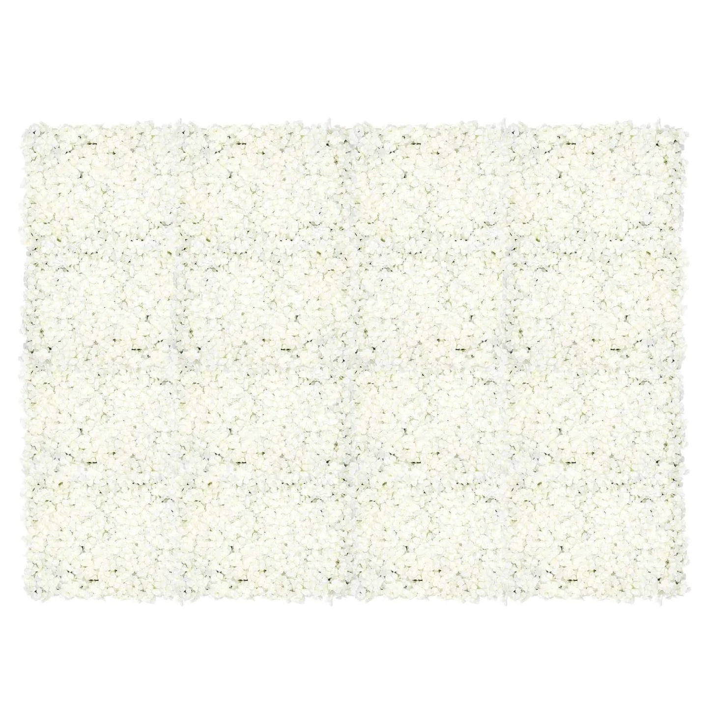 TYLPFH 20Pcs Artificial Flower Wall Decor Panel for Party Wedding Backdrop Garden