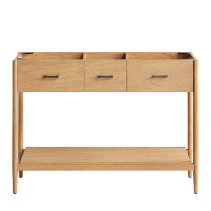 Modway EEI-6356-NAT Zaire 48” Double Sink Compatible Bathroom Vanity Cabinet (Sink Basin Not Included), Natural