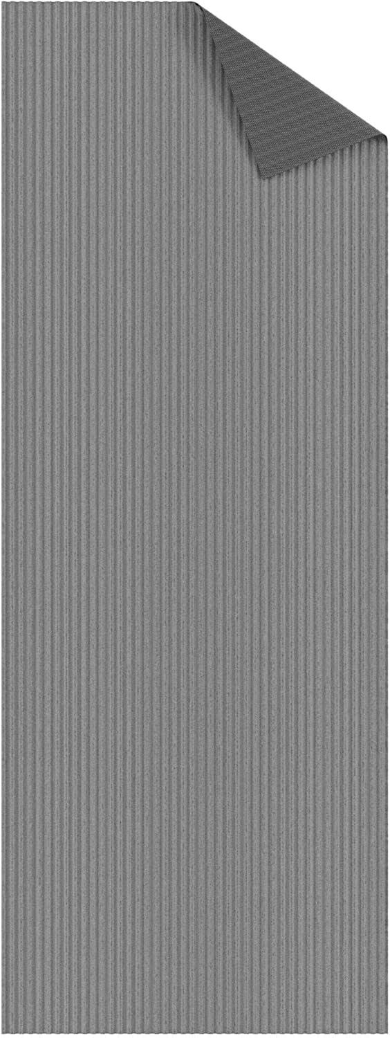 Ottomanson Non-Slip Rubberback Area Rug - Solid Design Indoor/Outdoor Rug for Entryway, Living Room, 2' x 4'