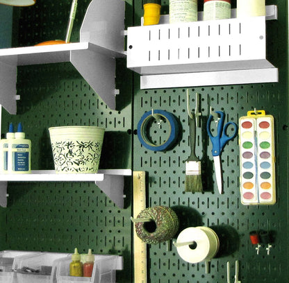 Green Metal Pegboard by Wall Control - 2 Pack