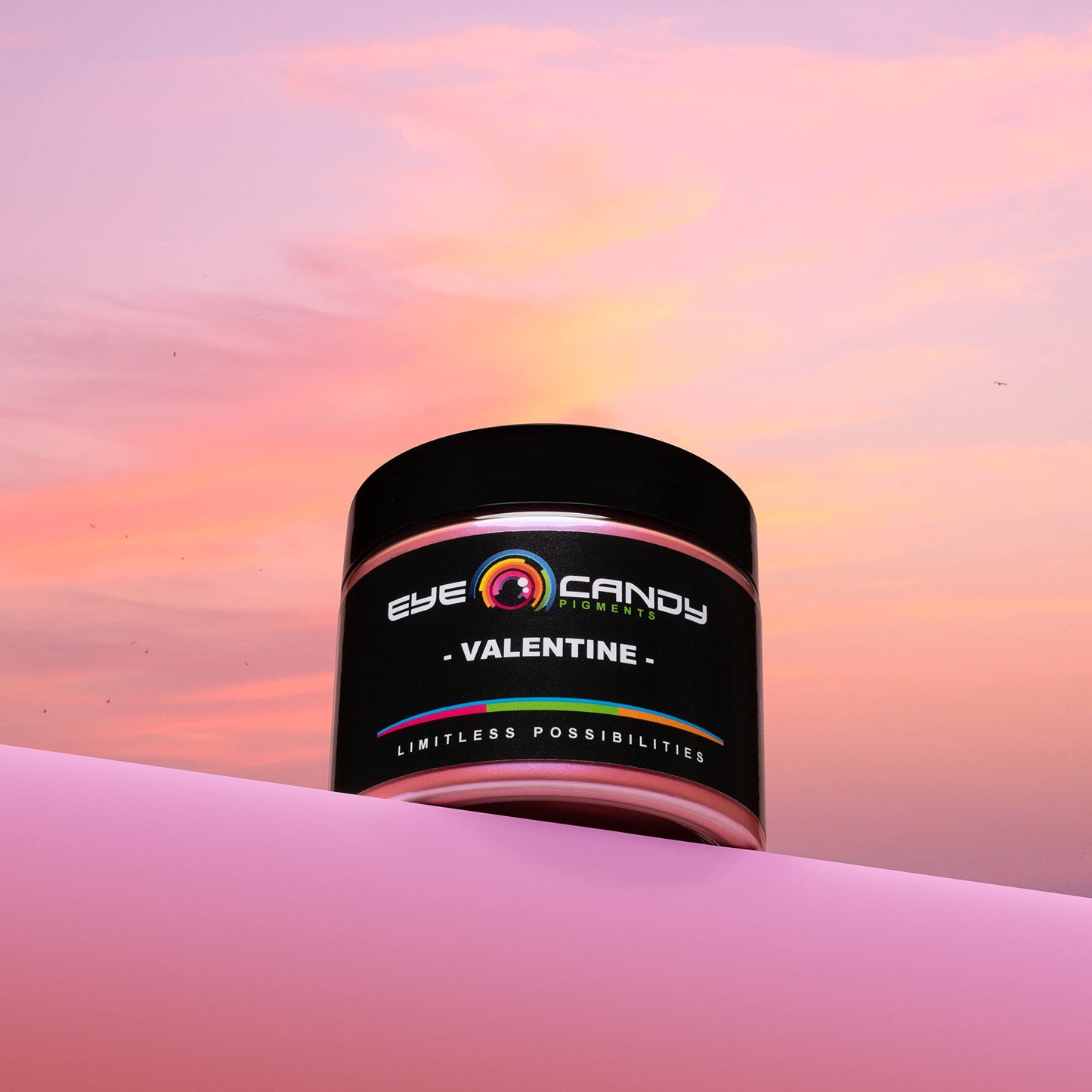 Eye Candy Pigments Premium Red Mica Powder - Valentine Red (50gr) - for Epoxy, Resin, Soap, Paint, Woodworking, Acrylic Pouring, Bath Bombs, Fishing Lures - DIY Arts and Crafts Additive