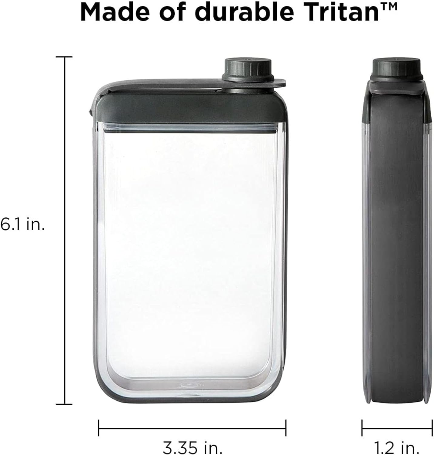 Houdini Leak-Free Discreet Flask, Black, 7.25 Ounces