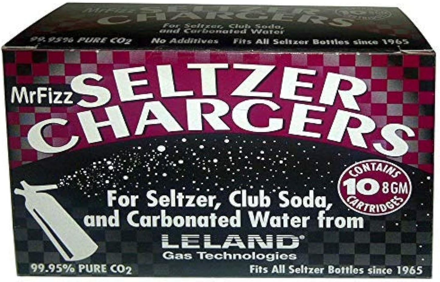 Leland 50 (LE10 CO2) CO2 8g C02 5 10 soda chargers - seltzer water cartridges - boxes