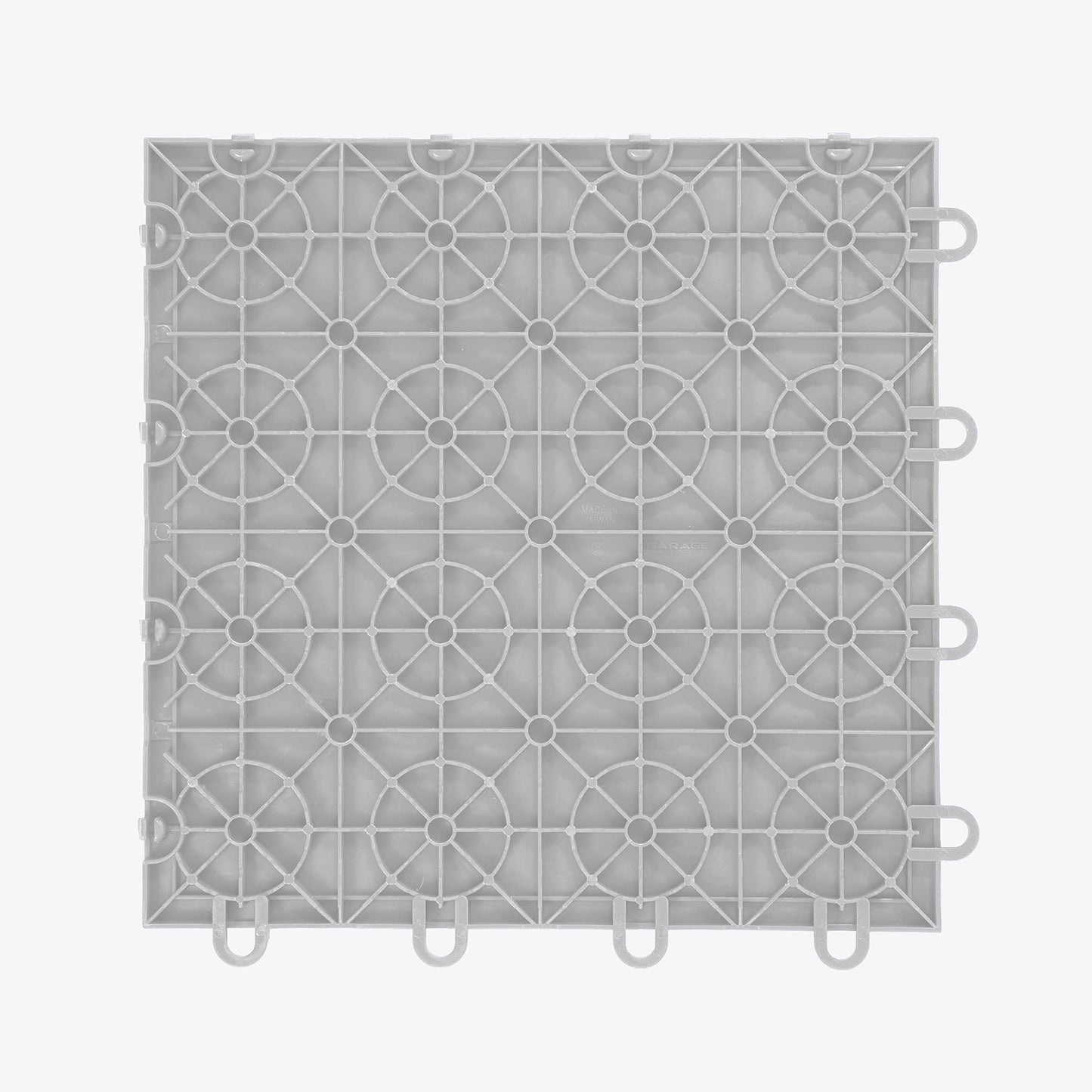 IncStores 3/8 Inch Thick Indoor Basketball Court Flooring | Build The Ultimate Space for Basketball, Tennis, and More with Moisture-Resistant Plastic Floor Tiles | Gunmetal, 104 Tiles