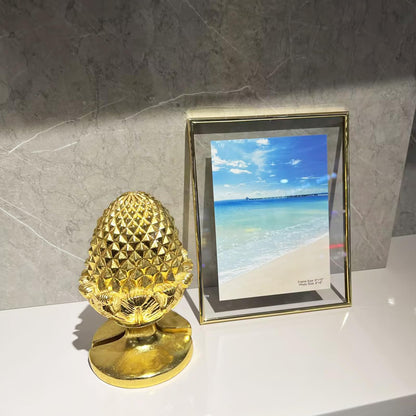 AhaGo Wall Floating Frame, 8"×10", Gold, Wall Mounting or Wall Leaning, For Photo 6×8, 5×7, 4×6, Classy Gift For Festival, Wedding, Anniversary, Home or Office Décor