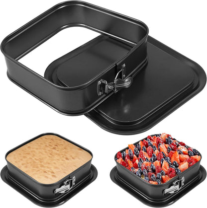 Springform Pan, 9.5" Non-Stick Cheesecake Baking Pan, Leak-Proof Bakeware with Removable Base