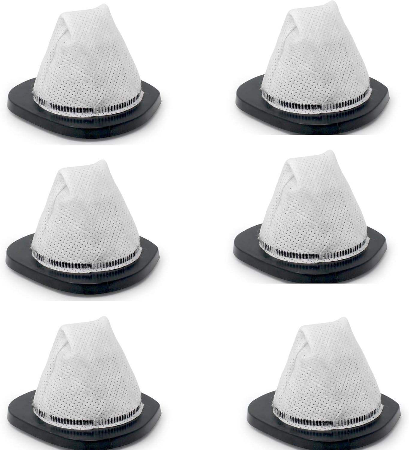 Fette Filter - Vacuum Filters Compatible with Bissell 3-in-1 Stick Vacuums, Pack of 6