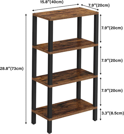TB01BB078 TUTOTAK Small Side Table, Narrow End Table, Skinny Sofa Table, Slim Nightstand, Couch Table, Living Room, Bed