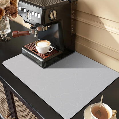 23"x15", Golener Coffee Bar Mat - Under Coffee Maker Pad, Tray Mats Under Cafe Machine, Rubber Absorbent Mat, Under