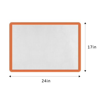 Applique Fusing Mat,17" x 24"Applique Pressing Sheet with See-Through Design for Arts Crafts Creation,Silicone Mat Including Bonus Teflon Coated Pressing Sheet and Silicone Iron Rest Pad