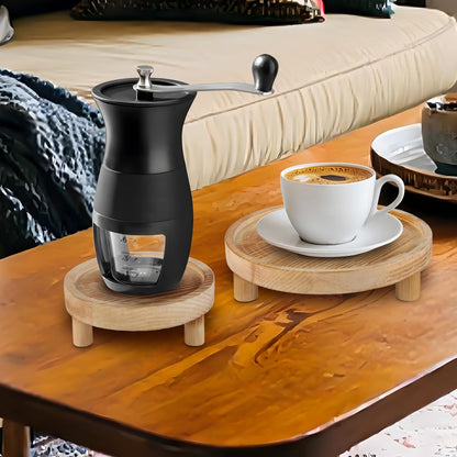 Destop 3PCS (Natural,8,6,5'') Wooden Display Risers for Display,Wood Riser Display Pedestal Stand for Home Dcor