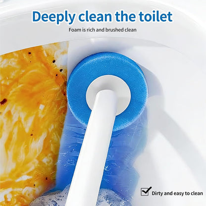 16 SOPAMI Disposable Toilet Cleaning System - Toilet Wand Kit with High-Performance Refills, Wall Mounted Toilet Brush