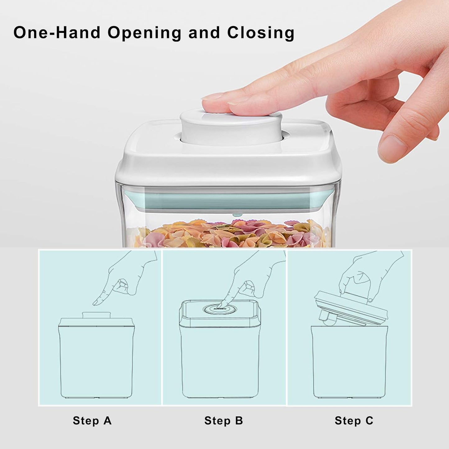 2000ML 2.0QT 900g Formula Dispenser Container with Scoop / Milk Powder BPA-Free Airtight Formula Storage Container