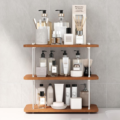 Counter Height(3Tier) Bathroom Organizer,Bathroom Shelf Organizers & Sink Organizer,Vanity Organizers,Storage