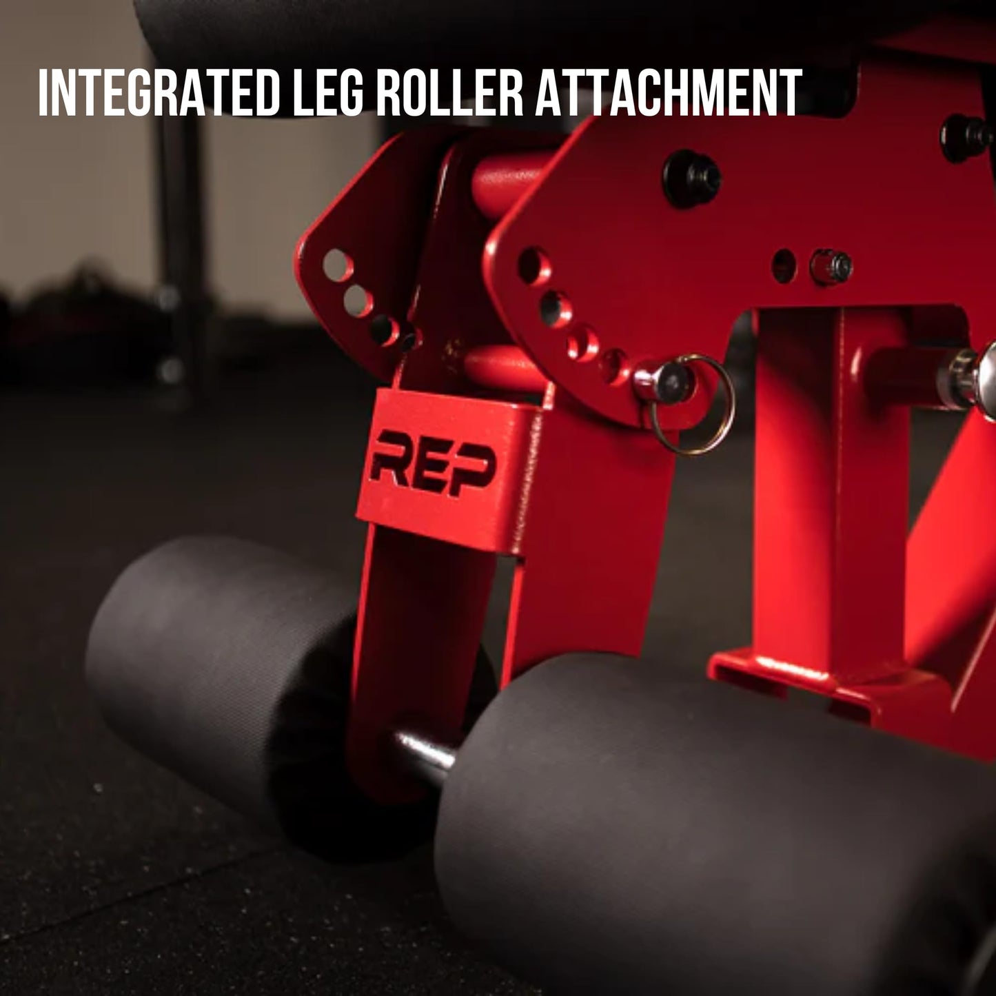 REP Foldable Incline Decline Bench | FID Platform for Home Gym | Compact Portable Fitness Stationary Equipment | Heavy Duty Strength Training Chair | Adjustable Sit-up Dumbbell Workout Support, Red