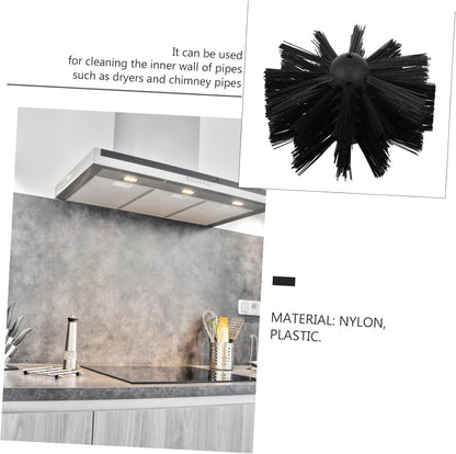 2pcs Chimney Brush Dryer Vent Cleaner Drill Attachment - Duct Brush Replacement Vent Brush Cleaning Tools