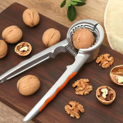 1 2PCS PCS Nut Crackers Heavy Duty Walnut Cracker with Non-Slip Handle Nut Crackers Tools Funnel Walnut Pliers