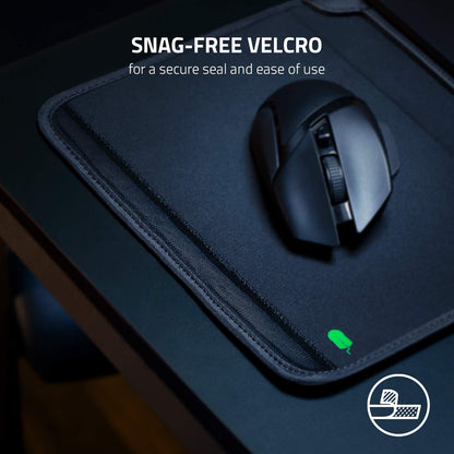 Razer 13" Neoprene Laptop Sleeve: Scratch & Water-Resistant - Padded Interior Lining - Snag-Free Velcro - Flip-Out Mouse Mat - Classic Black