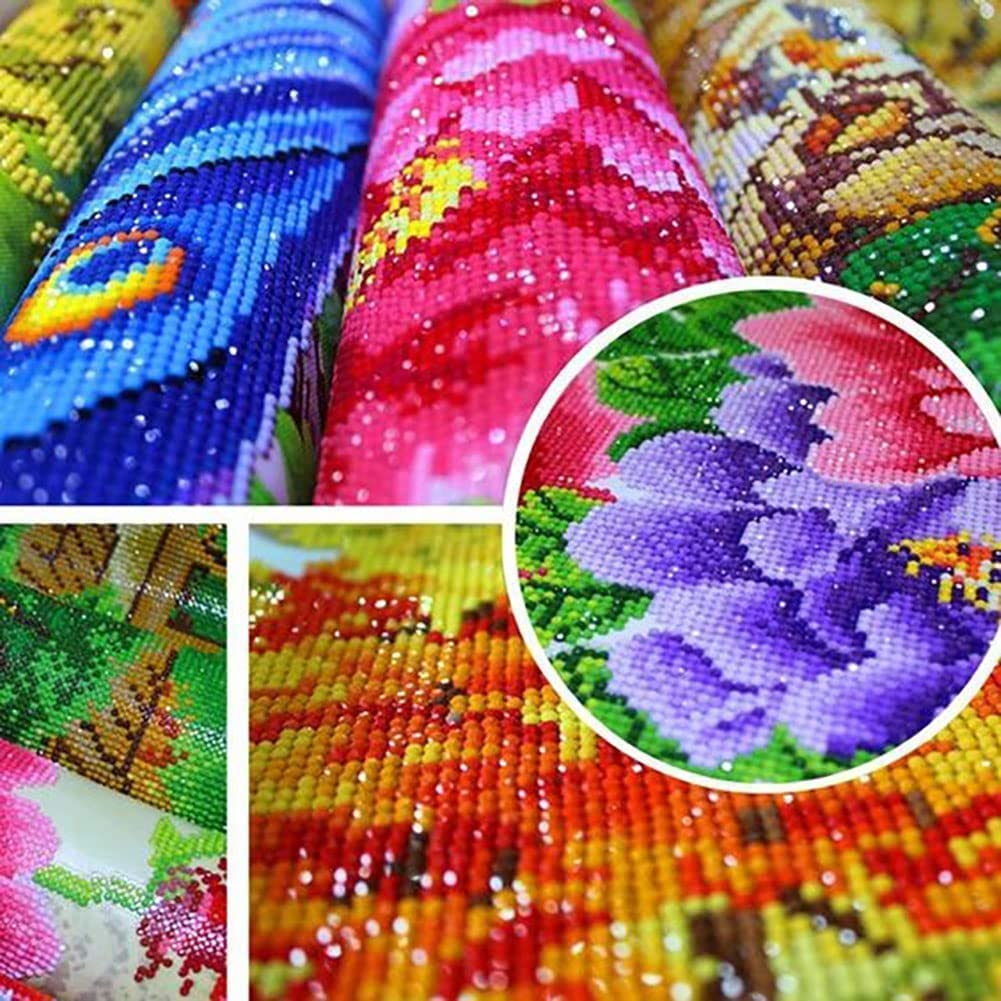 DIY 5D Diamond Art Painting by Number Kits for Adults American Flag 12X18 Painting Cross Stitch Full Drill Crystal Rhinestone Embroidery Pictures Arts Craft for Home Wall Decor