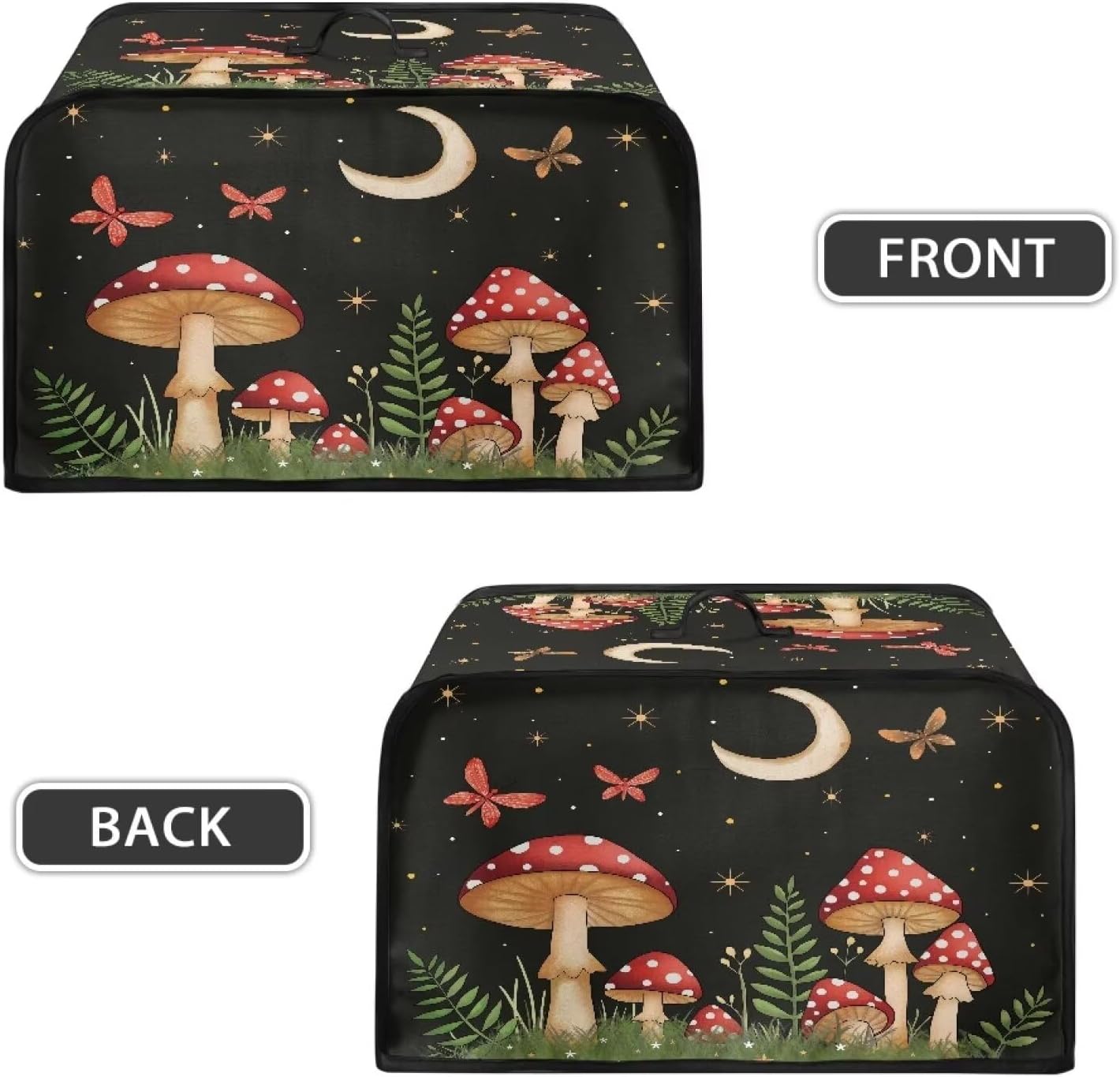 Slow Cooker Cover for 6/7/8 Quart, Mushroom Keep Kitchen Appliance Clean, Oval Kitchen Accessories