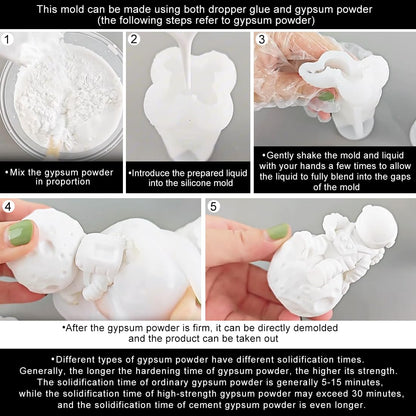 Space Planet Resin Molds Silicone，【12-piece Set】 Epoxy Resin Space Astronaut Silicone molds,3D Resin Spaceballs Molds, Small Rocket Silicone Model, Space Rabbit DIY Gift Sets for Teens (【Kit 5】)