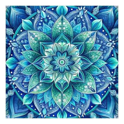 SJUTOUCI Mandala Diamond Art Kits for Adults, Diamond Painting Kits for Beginners, 5D Round Diamond Dots Gem Craft Art for Home Wall Decor 12x12 inch
