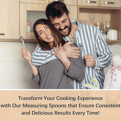 BERYLER 5PCS 1tsp (1/3tbsp, 5ml) Single Measuring Spoon, Stainless Steel Individual Teaspoons Only