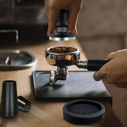 22 PCS Coffee Tamper Set, Espresso Accessories Barista Kit with 51mm Espresso Tamper, WDT Tool, Frothing Pitcher & More