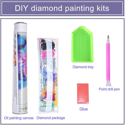 LETISH 5D Diamond Painting for Adults,DIY Diamond Painting Kits,Diamond Painting Kit Art for Wall Home Decor Arts Craft (P 15.75x19.68)