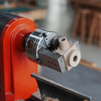BMWOOD NCK SERIES YD6540 Quick-Change Jaws for Woodturning Lathe for Making Pipe and Spoons.