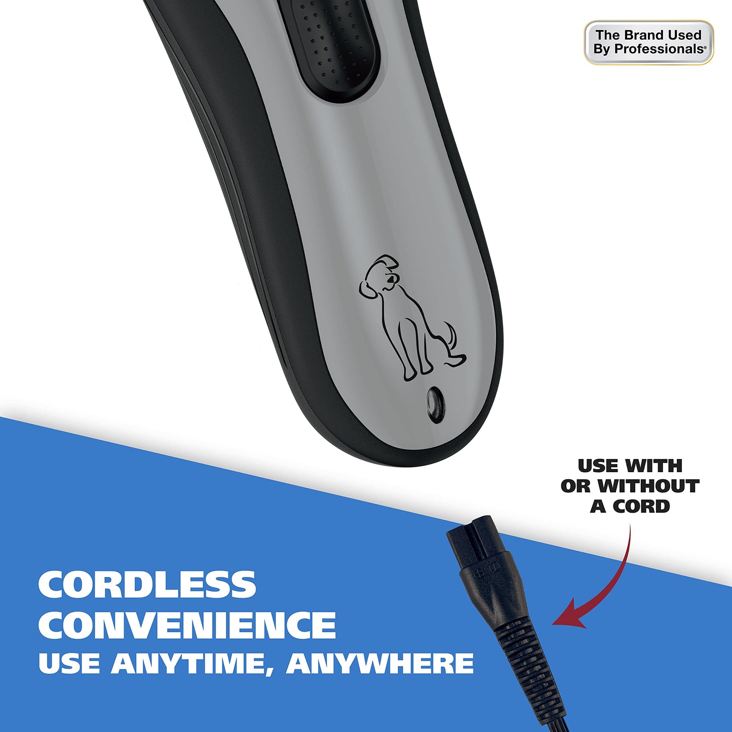 Wahl Easy Pro for Pets, Rechargeable Dog Grooming Kit – Electric Dog Clippers for Dogs & Cats with Fine to Medium Coats - Model 9549