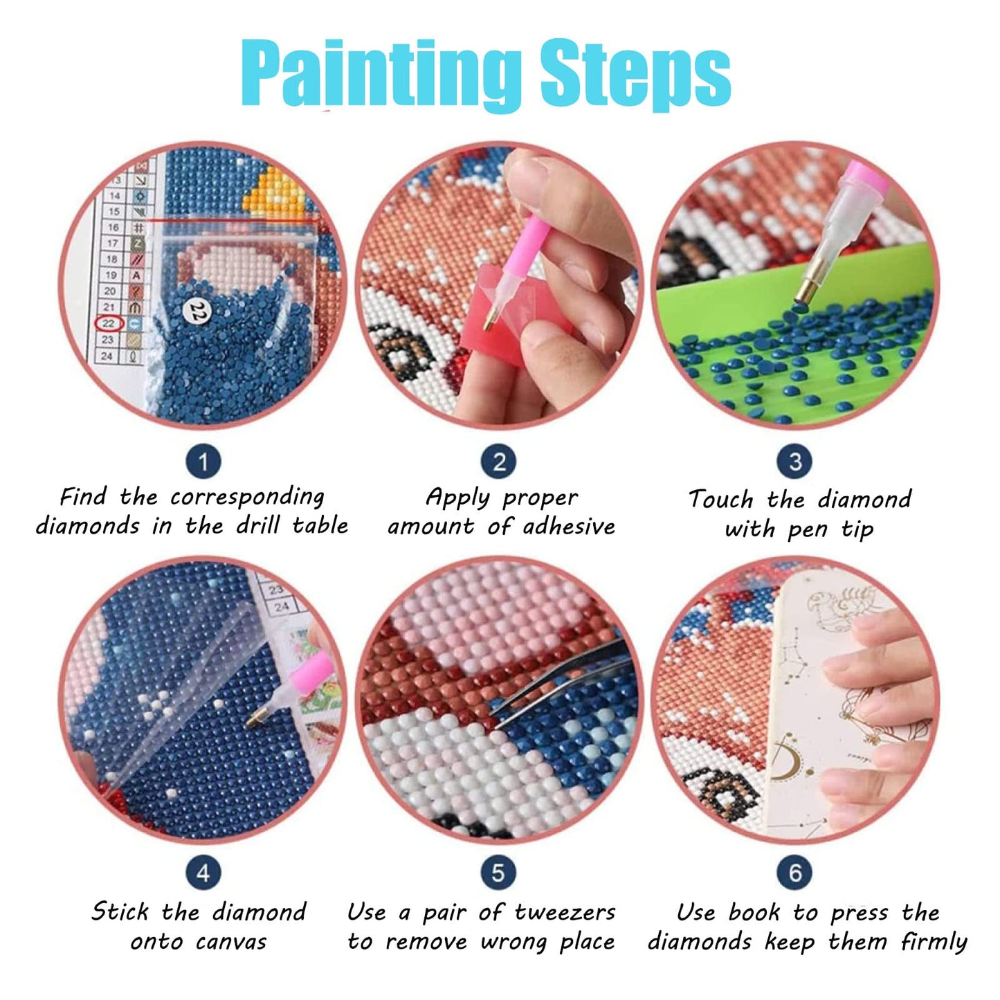 DIY Diamond Painting Full Round Drill Kits for Adults Hippie Soul Spirit Rainbow Sunflower Love and Peace Sign, 12x16 inch