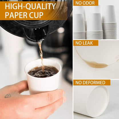 Vumdua Bathroom Paper Cups, Small Coffee Cups (800, 6 oz)