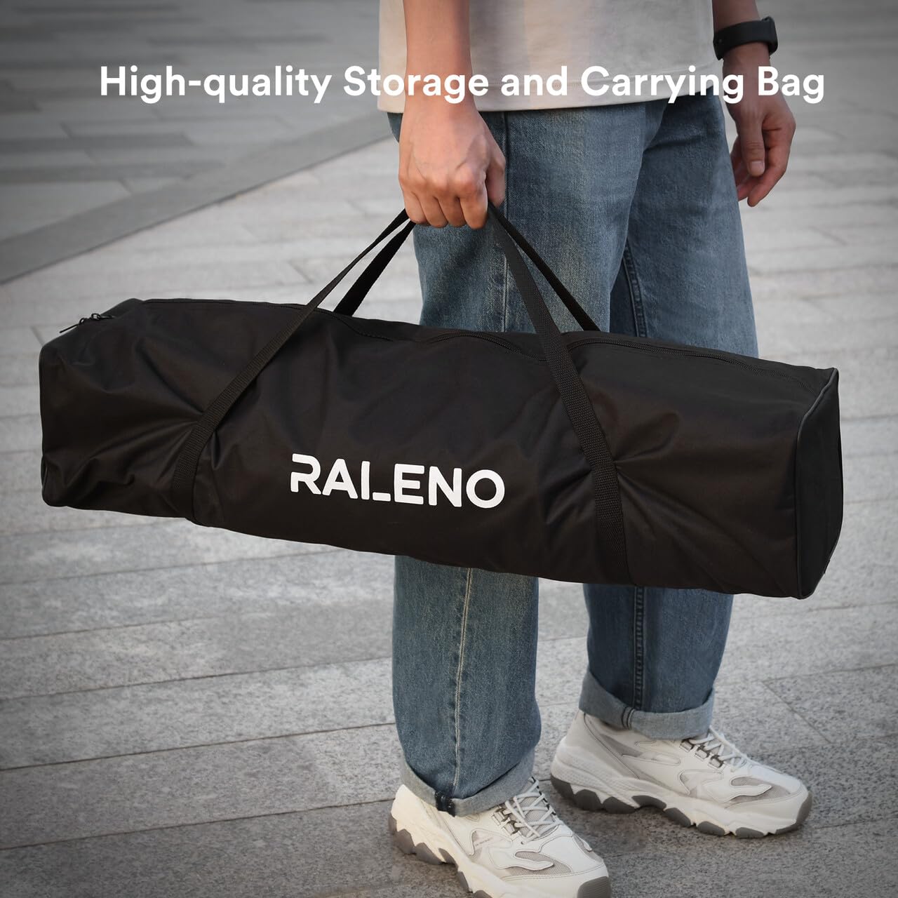 RALENO Softbox Lighting Kit, 20X20-Inch Photography Lighting Kit with LED Bulbs(60W | 5500K | CRI>97 | 3m Cable) & 80'' Tall Light Stands, Soft Box for Recording/Portrait Photography | Model: PS70