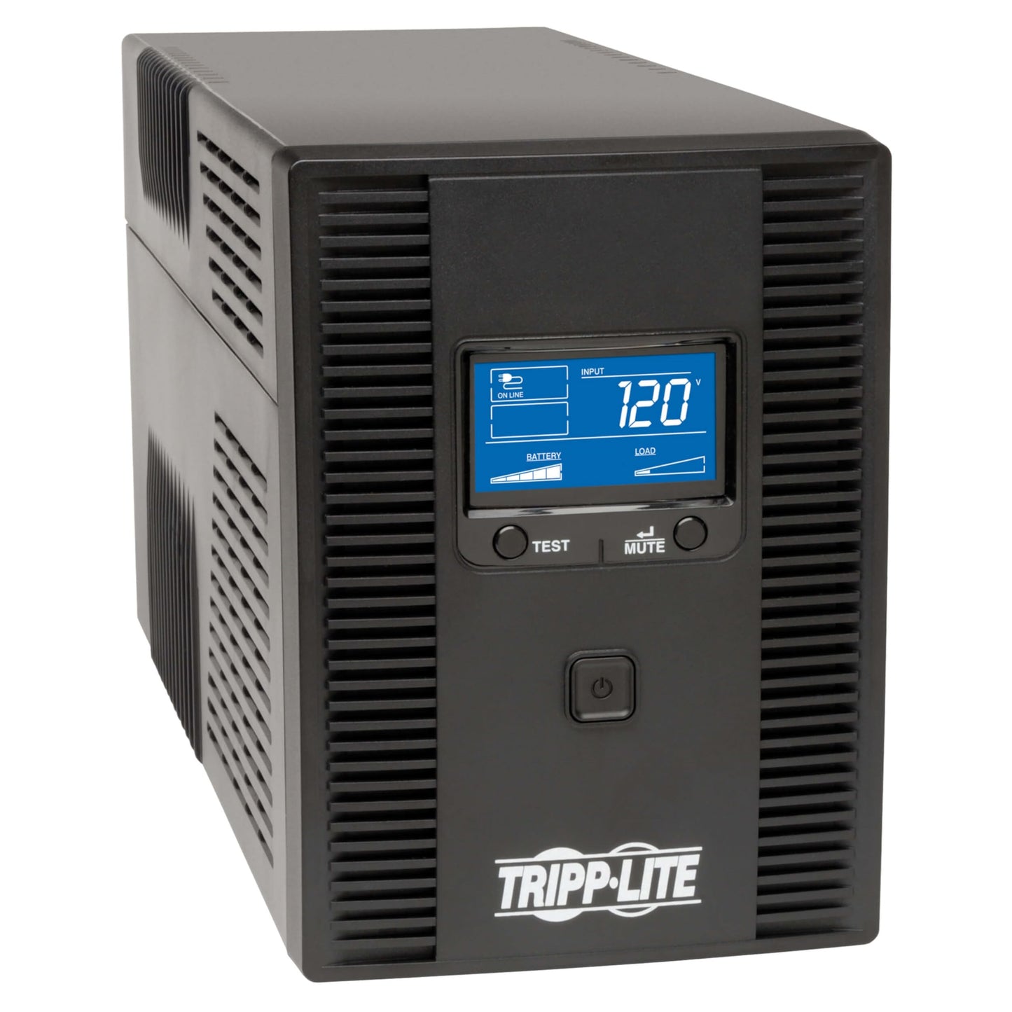 Tripp Lite 1000VA Smart UPS Battery Back Up, 500W Tower, 8 Outlets, LCD Display, AVR, USB, Tel / DSL / Coax Protection, 3 Year Warranty & $250,000 Insurance (SMART1000LCD) Black