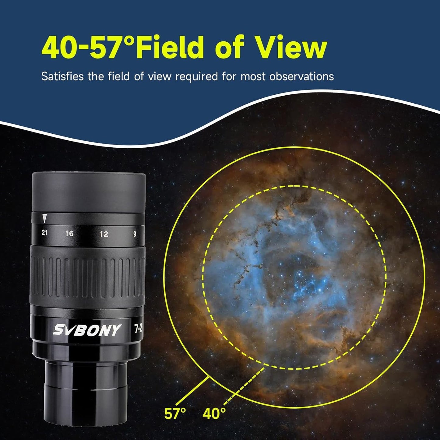 SVBONY MK90 60-180x90mm Angled High Magnification Spotting Scope, Compact and Lightweight Maksutov Spotting Scope with Eyepiece, Diagonal and Tripod for Long-Range Target, Astronomy Viewing