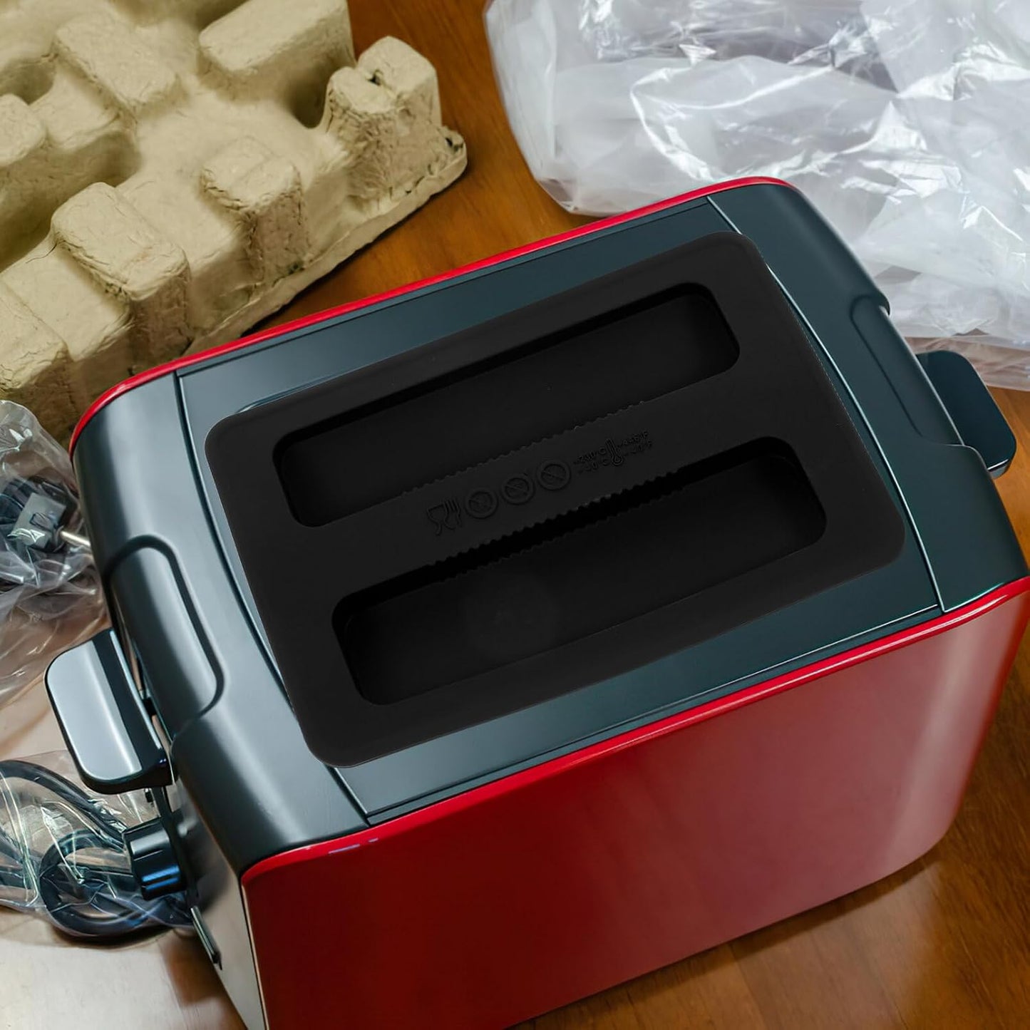 Luxshiny Sandwich Machine Lid, Simple Bread Maker Covers for Household Toaster and Breakfast Sandwiches