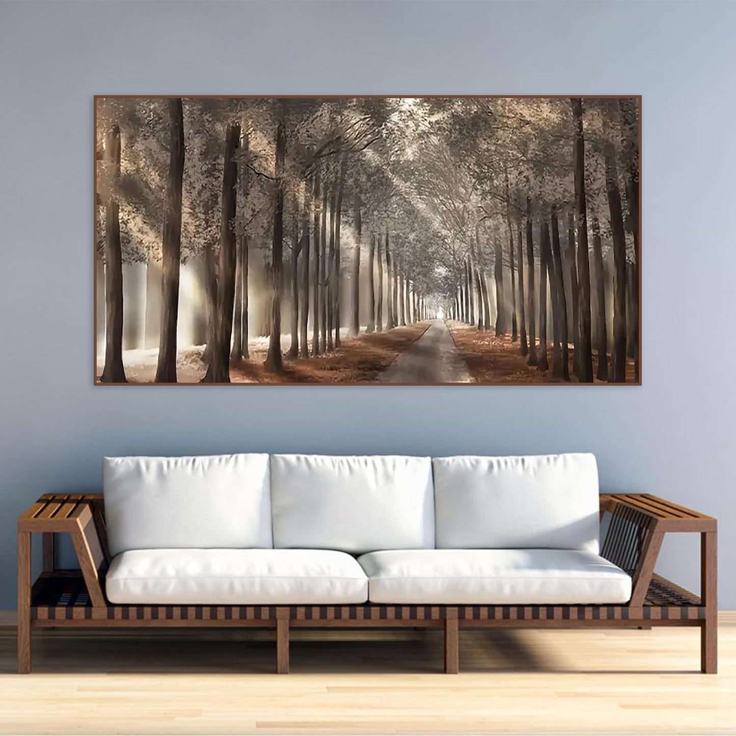 BOHADIY Forest Diamond Painting Kits for Adults 5D Large Landscape Diamond Art Kits for Adults Full Drill Woods Diamond Art Painting Kits Gem Art Kits for Wall Decor 27.5x15.7Inch Sunshine Tree