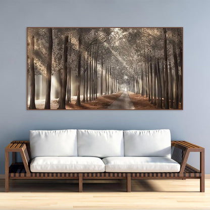 BOHADIY Forest Diamond Painting Kits for Adults 5D Large Landscape Diamond Art Kits for Adults Full Drill Woods Diamond Art Painting Kits Gem Art Kits for Wall Decor 27.5x15.7Inch Sunshine Tree